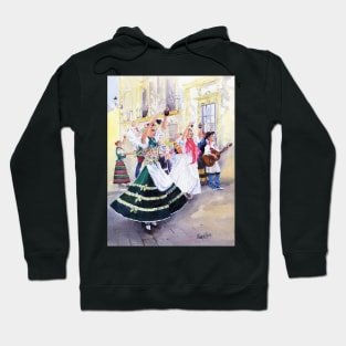 Folk Dancers in the Square, Terque Hoodie